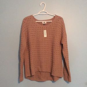 Old Navy tan, cozy sweater!